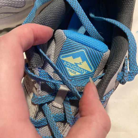 Saucony Trail Blue and Gray Womens Running Shoes Size 11 Excursion TR14 - Picture 9 of 10